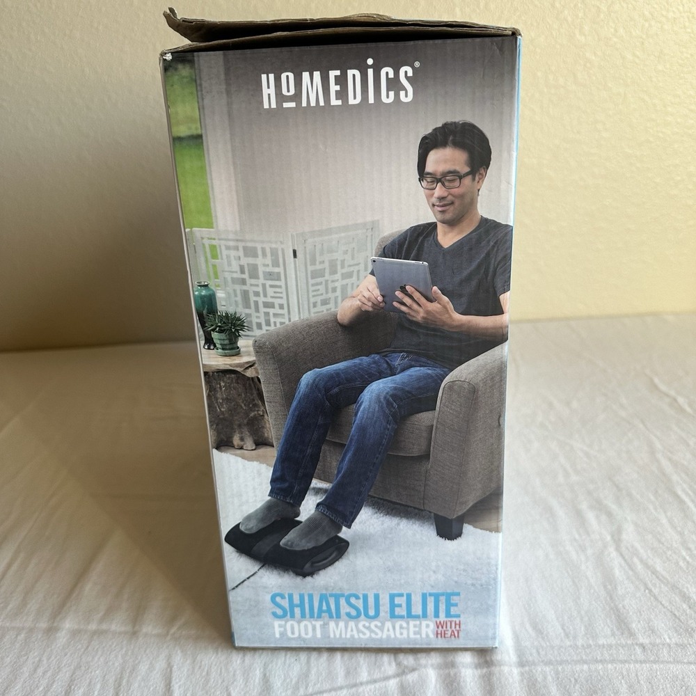 HoMedics Shiatsu Foot Massager with Heat Kneading‎ Massage FMS-255HJ Works EUC - Picture 6 of 12